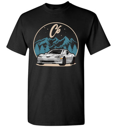 Vette C6 Cartoon Art T-shirt