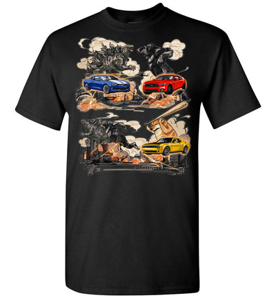 Dodge Challenger Art T-shirt - Dodge Challenger Is The Real King