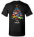 Camaro Christmas T-Shirt - Back Print Tee With Christmas Tree From All Camaros