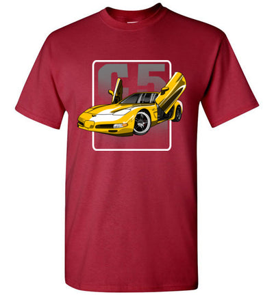 Vette C5 Cartoon Art T-shirt