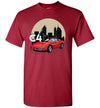 Vette C4 Cartoon Art T-shirt