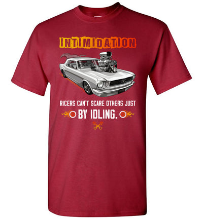 Mustang Art T-shirt - Ricers Cannot Scare Others Just By Idling T-shirt