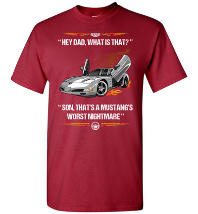 A Stang's Worst Nightmare Vette T-shirt