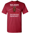 Real Racers Drive Straight to the finish line T-shirt