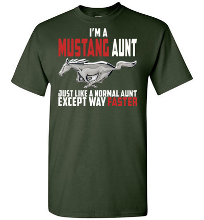 Mustang Aunt Much Faster T-shirt