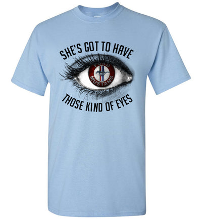 Mustang Art T-shirt - She's got to have Mustang Eyes T-shirt