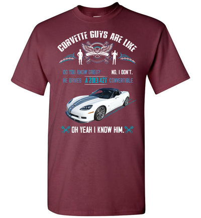 How Vette guys are like T-shirt