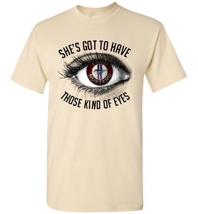 Mustang Art T-shirt - She's got to have Mustang Eyes T-shirt