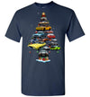 Dodge Challenger Christmas T-Shirt - Christmas Tree From All Dodge Challengers New Version