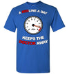 A REDLINE A DAY KEEPS THE DOCTOR AWAY T-SHIRT