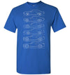 Camaro Art T-shirt - Camaro Silhouette Collection Round Neck Tee