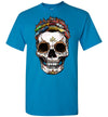 Dodge Challenger Art T-shirt - Halloween Stylized Skull From Dodge Challengers Colorful Version