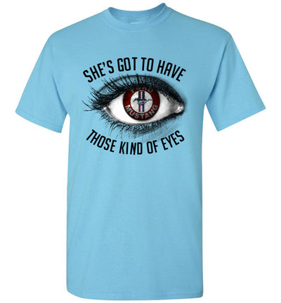 Mustang Art T-shirt - She's got to have Mustang Eyes T-shirt