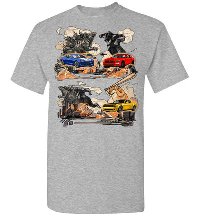 Dodge Challenger Art T-shirt - Dodge Challenger Is The Real King