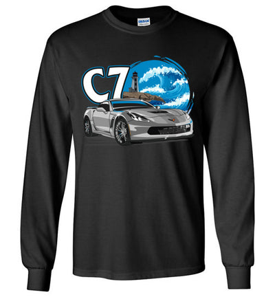 Vette C7 Cartoon Art T-shirt