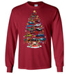 New Dodge Challenger Christmas T-shirt - Christmas Tree From All Dodge Challenger (Cartoon Version)