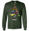 Dodge Challenger Christmas T-Shirt - Christmas Tree From All Dodge Challengers New Version