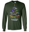 Dodge Challenger Christmas T-Shirt - Christmas Tree From All Dodge Challengers