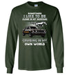 Mustang Art T-shirt - I Like To Be Alone In My Mustang Cruising In My Own World T-shirt