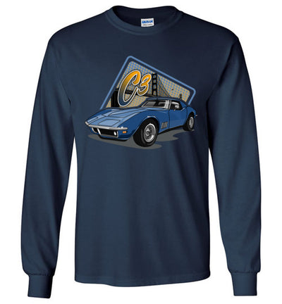 Vette C3 Cartoon Art T-shirt