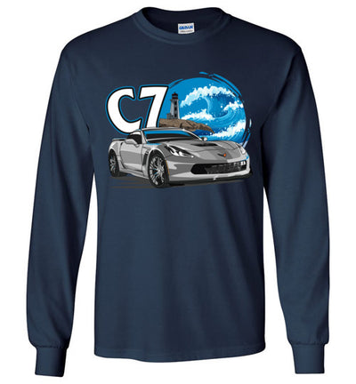 Vette C7 Cartoon Art T-shirt