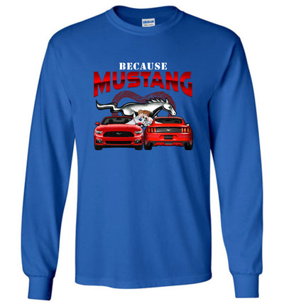 Mustang Art T-shirt - Because Mustang T-shirt