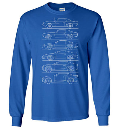 Camaro Art T-shirt - Camaro Silhouette Collection Round Neck Tee