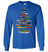 Dodge Challenger Christmas T-Shirt - Christmas Tree From All Dodge Challengers