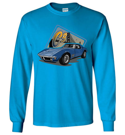 Vette C3 Cartoon Art T-shirt