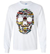 Dodge Challenger Art T-shirt - Halloween Stylized Skull From Dodge Challenger Collection