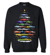 Dodge Challenger Christmas T-Shirt - Christmas Tree From All Dodge Challengers