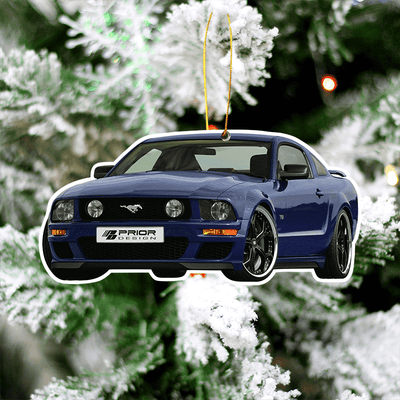 Mustang Christmas Tree Decoration Hanging Ornament Set New Version