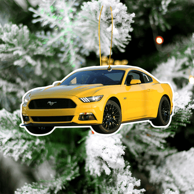 Mustang Christmas Tree Decoration Hanging Ornament Set New Version