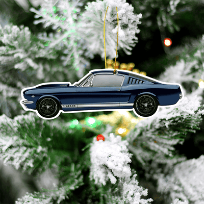 Mustang Christmas Tree Decoration Hanging Ornament Set New Version