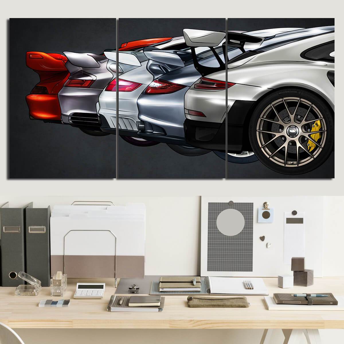 911 GT2 Evolution Canvas Wall Art