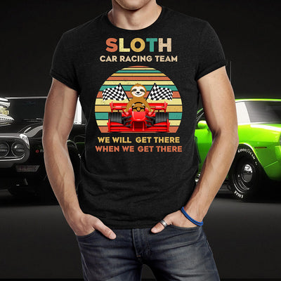 SLOTH CAR RACING TEAM T-SHIRT