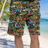 Vette Collection Art Hawaiian Shirt and Beach Short