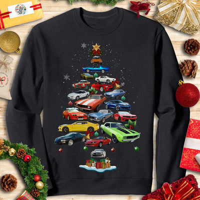 Camaro Christmas T-Shirt - Christmas Tree From All Camaros