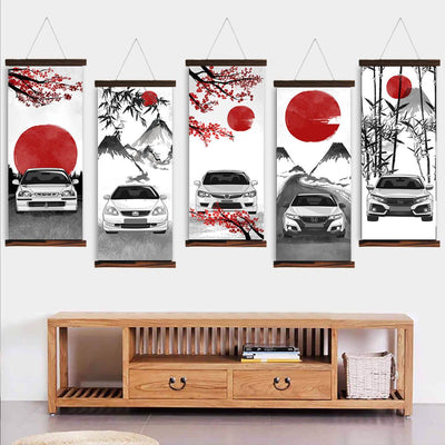 Civic Type R Eastern Style Canvas Wall Art