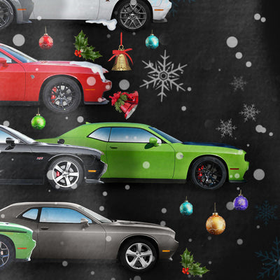 Dodge Challenger Christmas T-Shirt - Christmas Tree From All Dodge Challengers