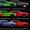 Dodge Challenger Collection Quilt - Sensational Sideview Dodge Challenger Quilt