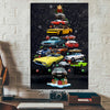 Challenger Christmas Tree Canvas Wall Art