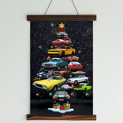 Challenger Christmas Tree Canvas Wall Art