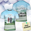 Personalized Mustang 3D Art T-shirt - Mustang Couple 3D All Over Print T-shirt