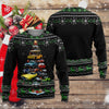 Dodge Challenger Art Sweater - Christmas Tree From All Dodge Challengers