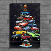 Camaro Canvas Wall Art - Christmas Tree From All Camaros