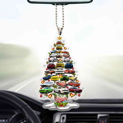 Dodge Challenger In-car Ornament - Christmas Tree From All Dodge Challengers