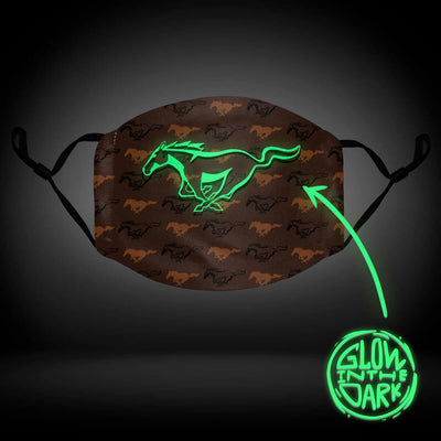 Mustang Face Mask - Mustang Luminous 3D Mask