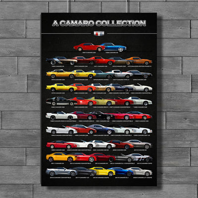 Camaro Canvas Wall Art - Camaro New Collection Wall Decoration