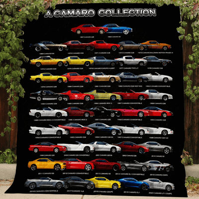 Camaro Collection Quilt - Sensational Sideview Camaro Quilt